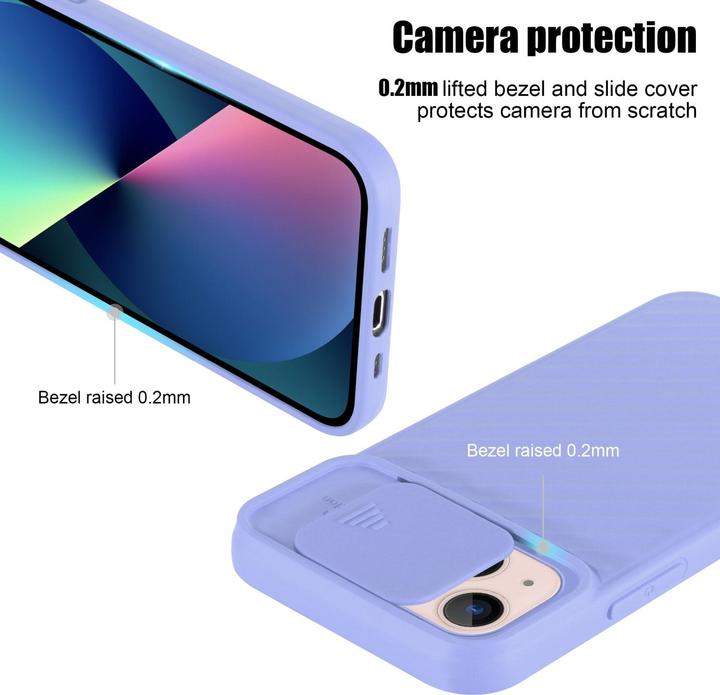 Actual product image Cadorabo TPU cover with camera protection (Apple iPhone 13)