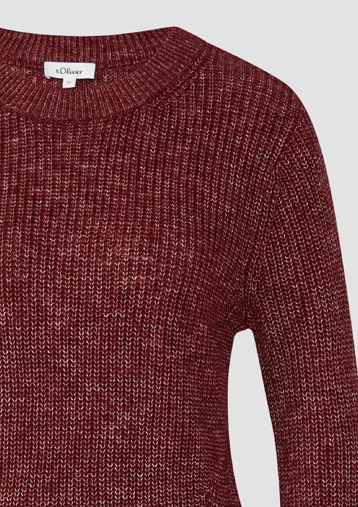 Produktbild s.Oliver Strickpullover Strickpullover aus Wollmix (36)