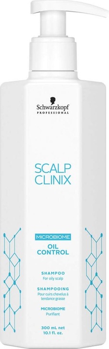 Actual product image Schwarzkopf Scalp Clinix - Oil Control Shampoo (300 ml, Liquid shampoo)