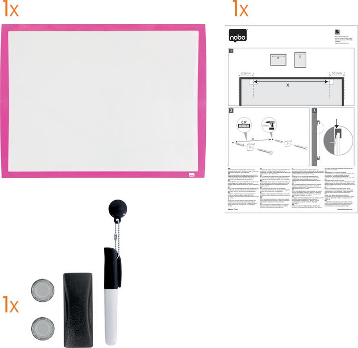 Produktbild Rexel Joy - Weisswandtafel (43 x 58.5 cm)