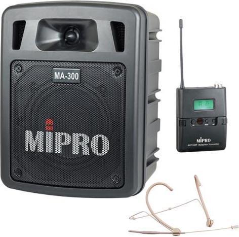 Produktbild Mipro MA-300 mit Taschensender mit Headsetmikrofon