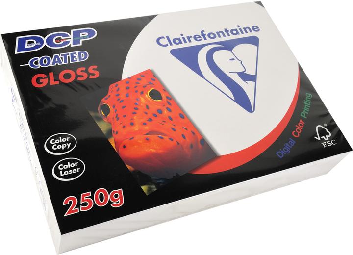 Actual product image Clairalfa Laser printer paper DCP Coated Gloss, A4, 250 gsm (250 g/m², 250 x, A4)