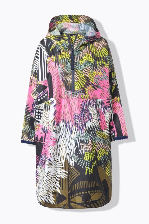 Actual product image Laurasøn Mixed Print Rain Ponch