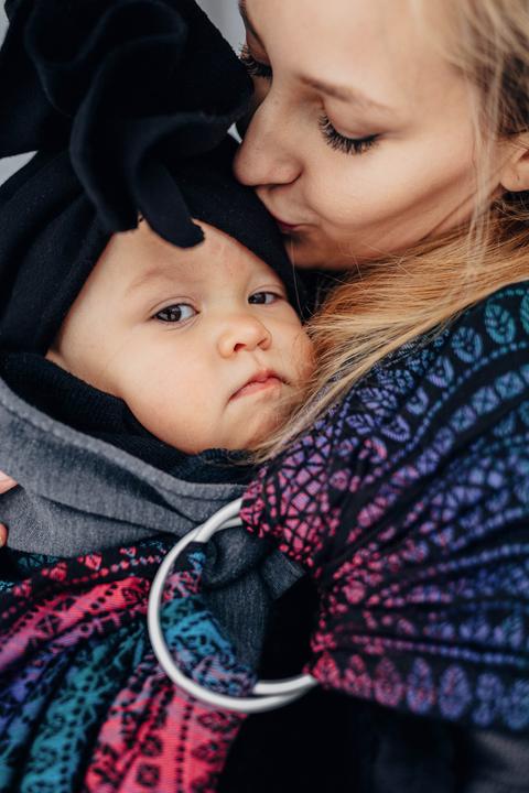 Produktbild Lennylamb Ring Sling - Peacock'S Tail - Black Opal (1.80 m)