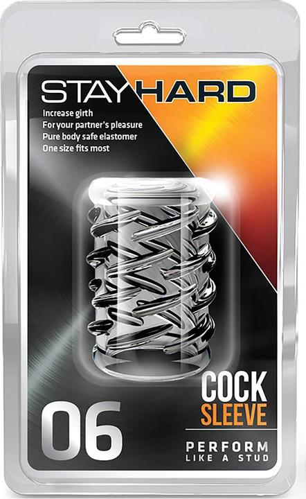 Produktbild Blush Stay Hard Cock Sleeve 06 Klar (3.90 cm)
