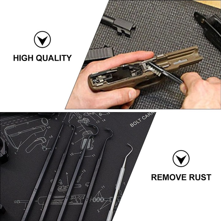 Produktbild König Design Drahtbürste Reinigungsbürste Metallbürste Messing Nylon Edelstahl Bürste Set Neu