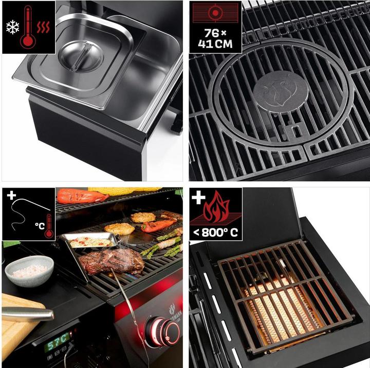 Image du produit Landmann Gasgrill Cool Black 4.1 maxX