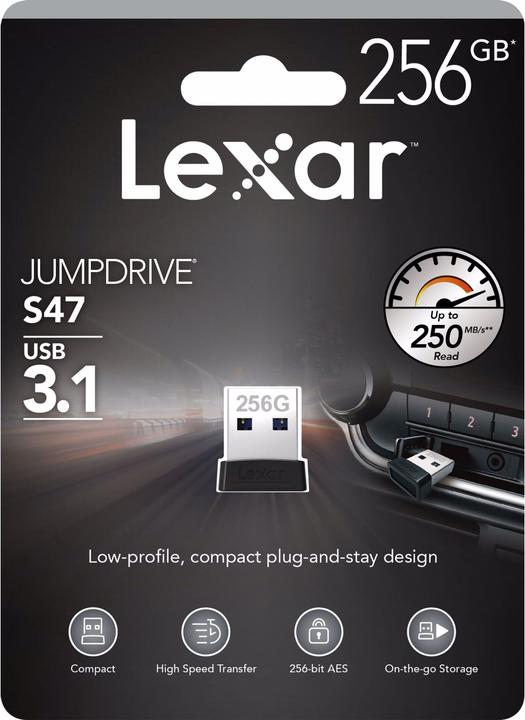 Produktbild Lexar JumpDrive S47 (256 GB, USB-A, USB 3.1)