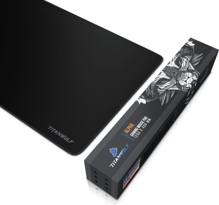 Actual product image Titanwolf Gaming Mouse Pad, XXXL Speed Mouse Mat 1200 x 400 mm, Speed & Precision, Alpha (3XL)