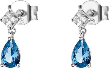 Image du produit Brosway - Freedom Blue Fancy Cubic Zirconia Silver Dangle Earrings FFB113