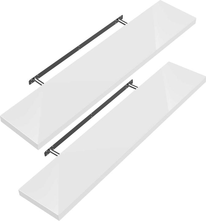 Set di 2 bianco lucido