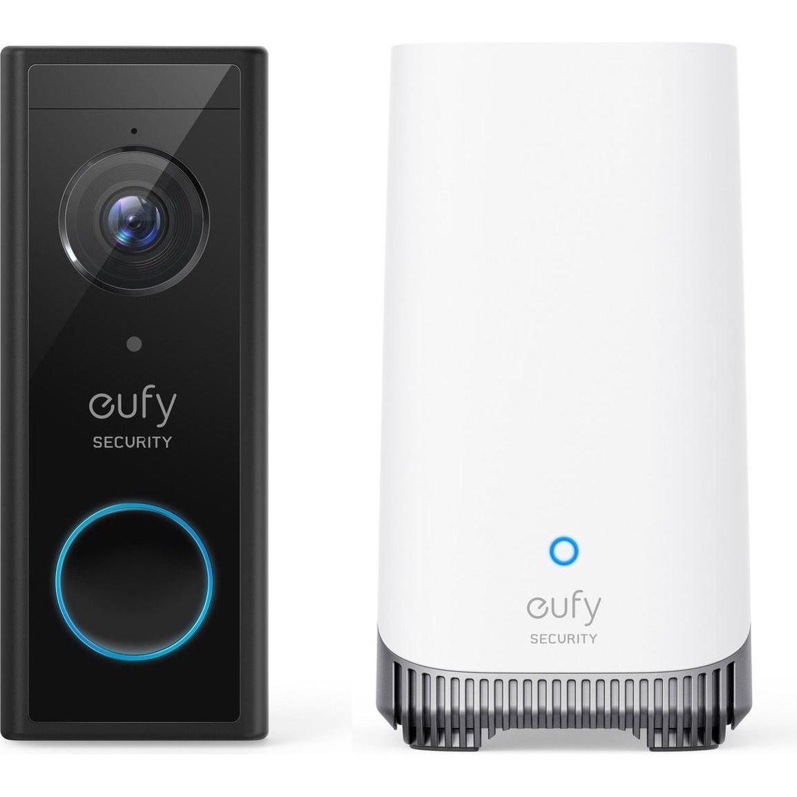 eufy, Campanello + Citofono, da Anker Video Deurbel - Draadloze Deurbelset - Inclusief HomeBase 3 - WiFi iced