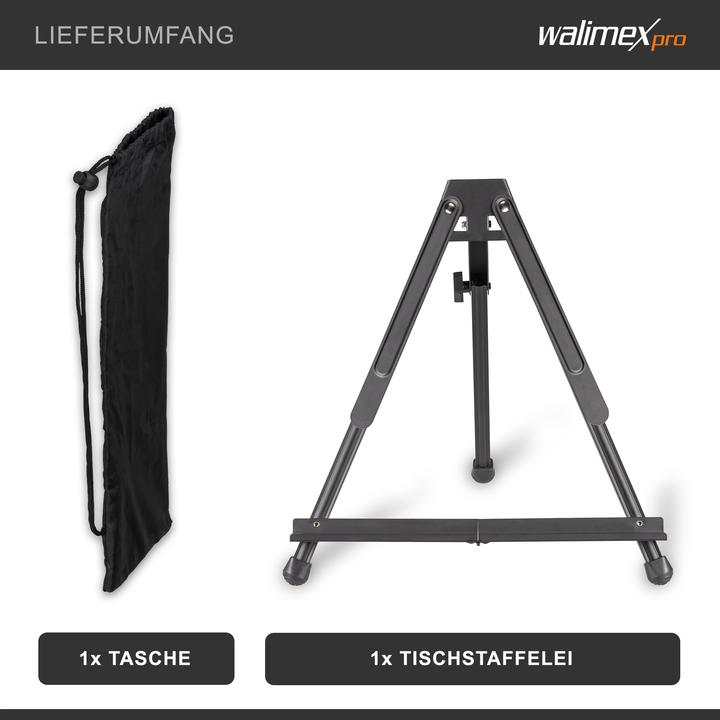 Produktbild Walimex pro Aluminium Tischstaffelei 40x60cm