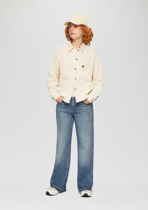 Produktbild s.Oliver Bluse Cord-Overshirt im Relaxed Fit (42)