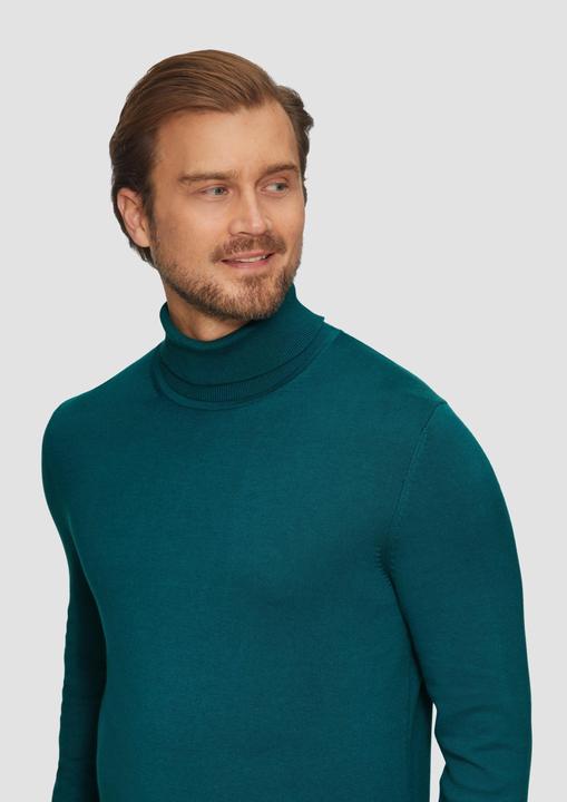 Produktbild S.Oliver Strickpullover Rollkragenpullover aus Baumwolle (XXL)