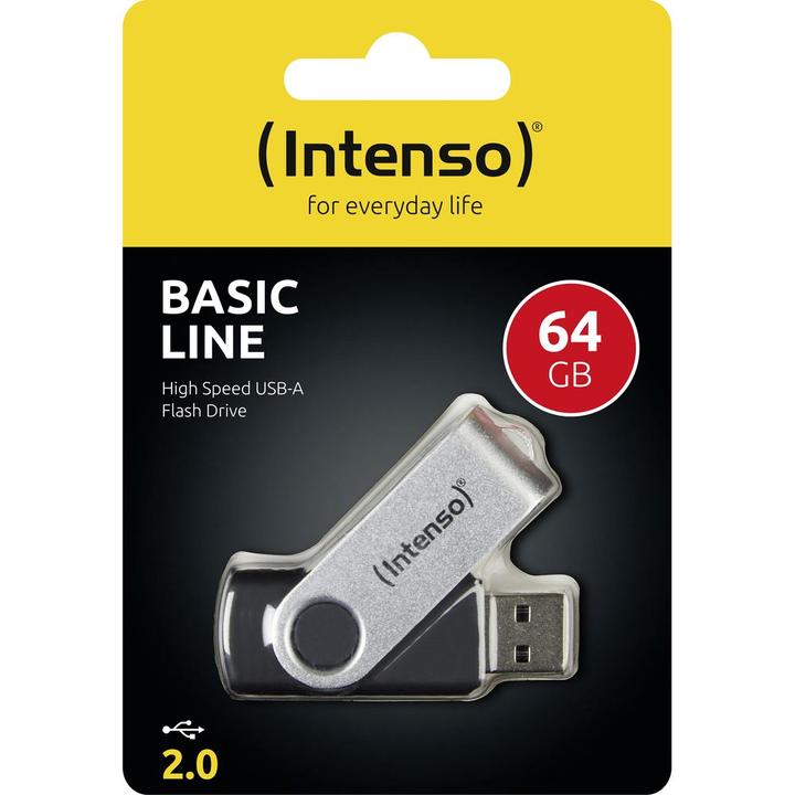 Actual product image Intenso basic line (64 GB, USB-A)