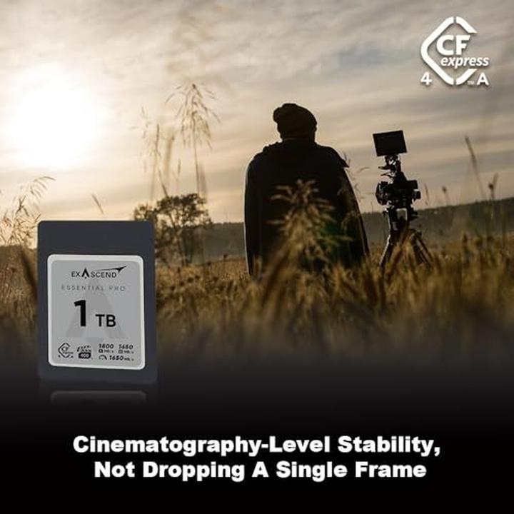 Actual product image Exascend CFexpress 4.0 Type-A (Essential Pro) 512GB (ES118322) (512 GB, CFexpress, CFexpress type A)