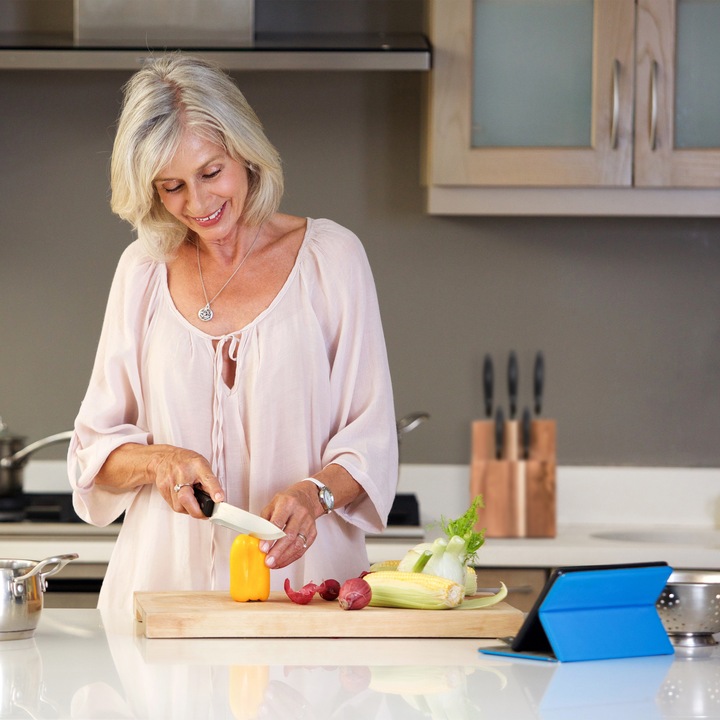 Actual product image Relaxdays Knife Block with Bristle Insert, For 11 Pieces