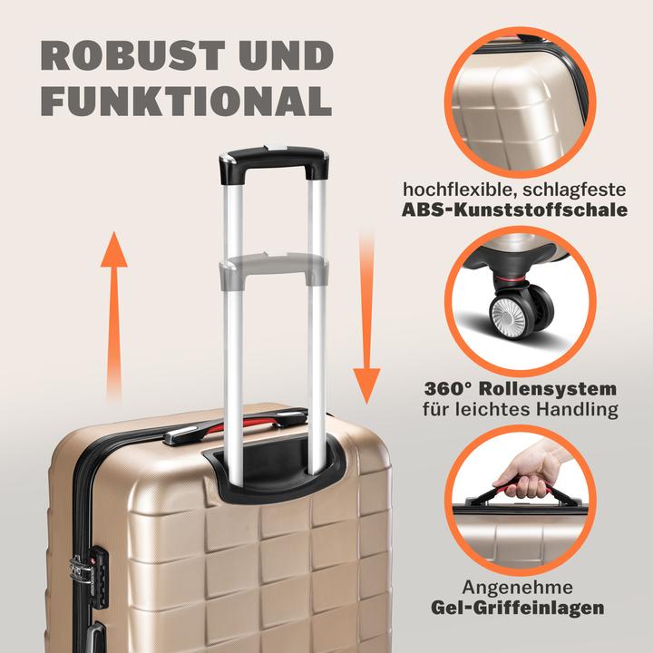 Actual product image Monzana Set of 3 suitcases (105 l)