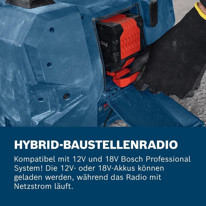 Produktbild Bosch Professional GPB 18VH-6 SRC (DAB+, FM, Bluetooth)