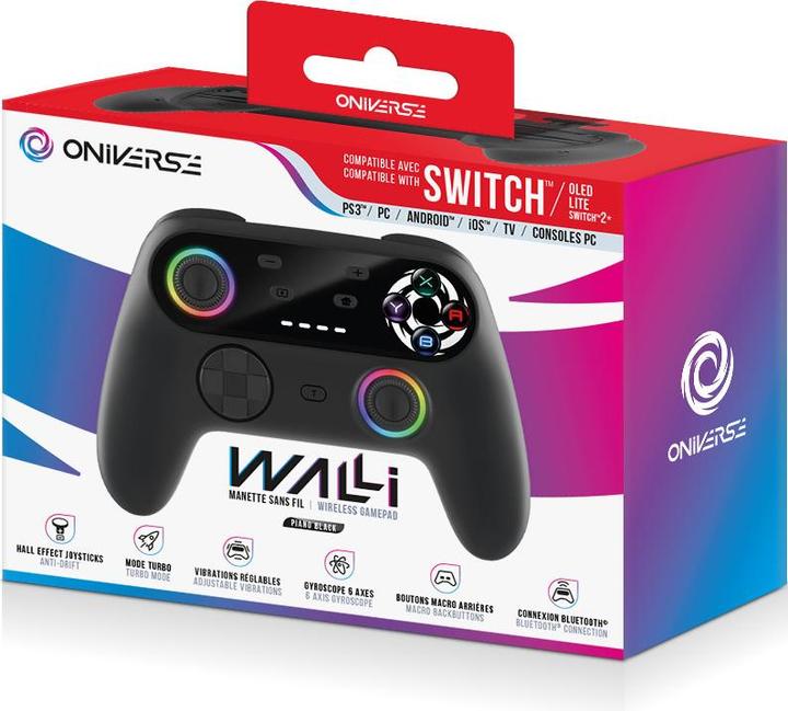 Actual product image Oniverse Walli Wireless Game Controller, black, Switch / Switch 2 (Switch, Switch 2, Switch Lite, Switch OLED)