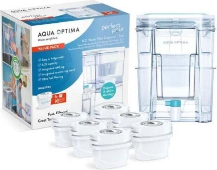 Laica Filtered Water Tank 8.2l With 6 Filters For Fridge Or Countertop Wd1001 (8.20 l)