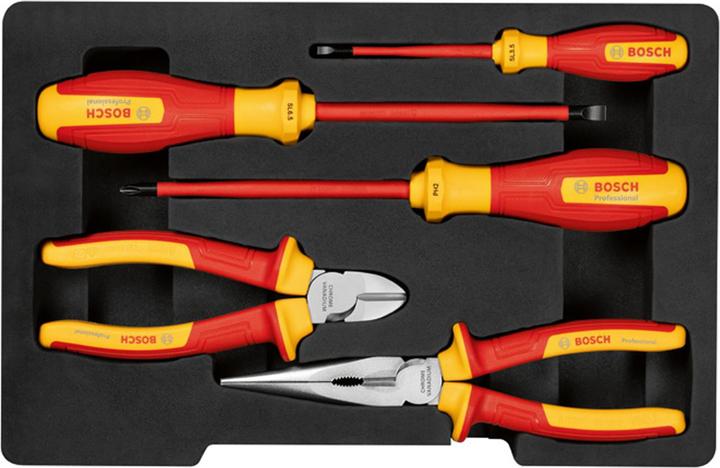 Actual product image Bosch Professional Combo Kit VDE tool set mixed, 5 pcs. (Port)