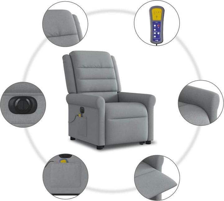 Image du produit vidaXL Massagesessel mit Aufstehhilfe
