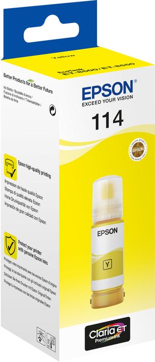 Epson Serbatoio d'inchiostro 114 giallo (Y)