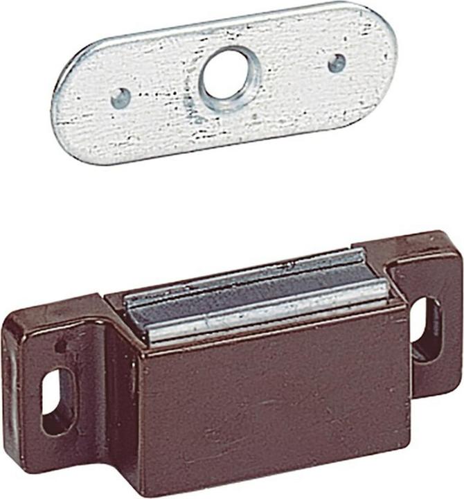 Hettich Loqueteau magnétique M 71 GP / M 92 GP plastique blanc 40 N contreplaque rigide