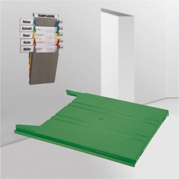 Actual product image Eichner FLAT wall-mounted sorting system, for format A4, filling height 9 mm, green (A4)