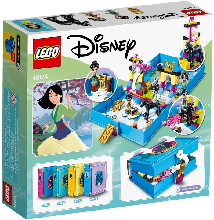 Actual product image LEGO Mulan's Storybook (43174, LEGO Disney)