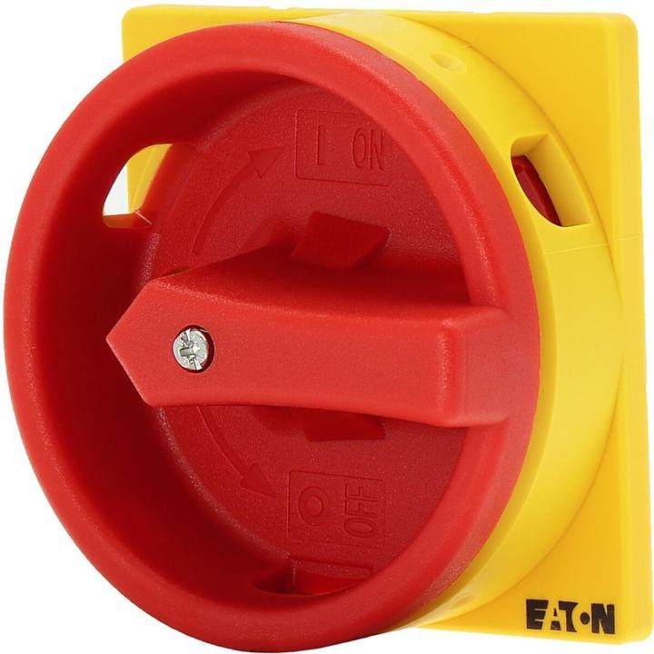 Produktbild Eaton Handle, red / yellow, lockable, for padl