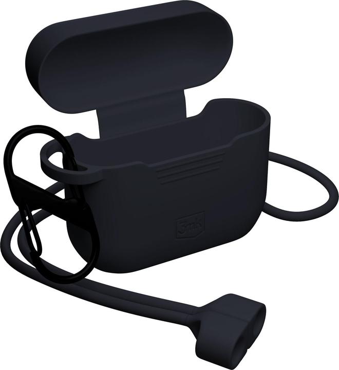 Produktbild 3MK Etui Silicone AirPods Case do Apple AirPods Pro 3 czarny (Kopfhörer Hülle)