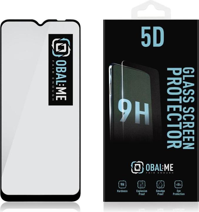 Actual product image Obal:Me 5D Glass Screen Protector for Samsung Galaxy A13 5G/A04s Black (1 pcs., Samsung Galaxy A13 5G)