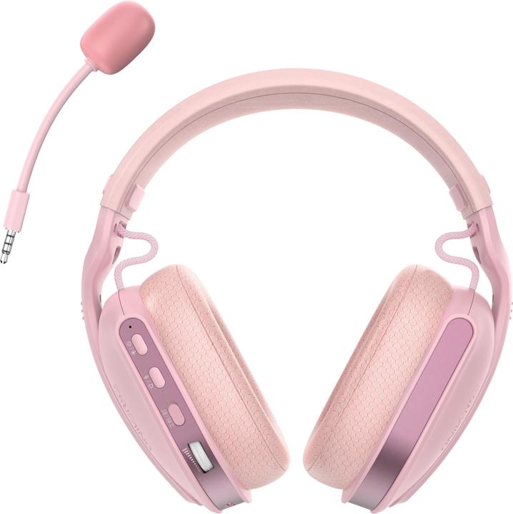 Produktbild Oniverse Wireless Gaming Headset Polaris - Aurora Pink (Kabelgebunden, Kabellos)