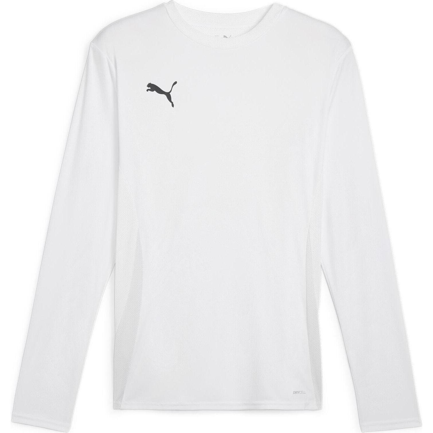 Puma, Herren, Sportshirt, teamGOAL LS Jersey (XL), Weiss, XL