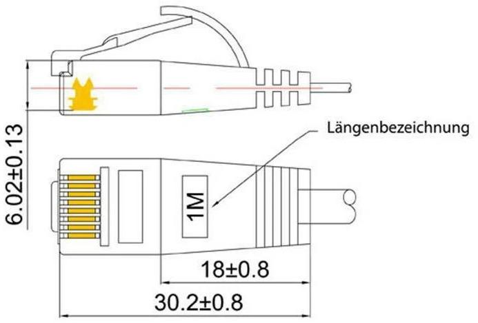 Produktbild Lightwin Netzwerkkabel (UTP, CAT6, 7.50 m)