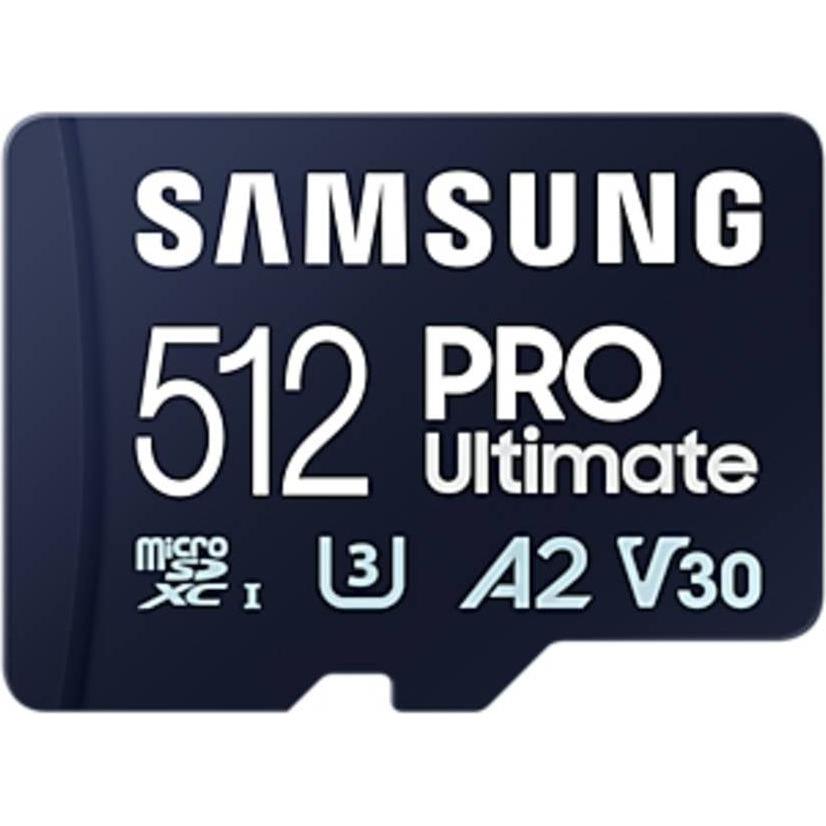 Samsung Pro Ultimate (512 GB, microSDXC, U3, UHS-I), Speicherkarte, Blau