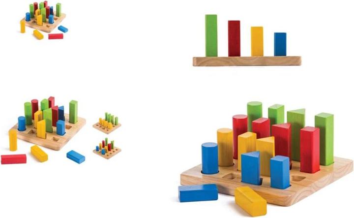 Produktbild Plantoys Lochbrett Geometrie