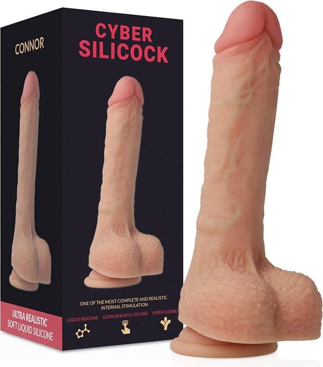 Actual product image Cyber Silicock Connor Realistico Silicona Liquida 20.5cm