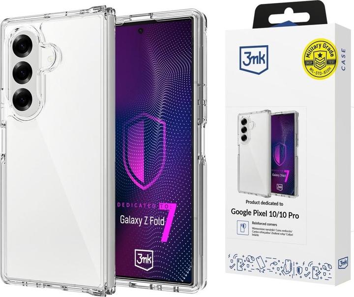 Produktbild 3MK Armor Case für Samsung Galaxy Z Fold 7 - Transparent (Samsung Galaxy Z Fold7)