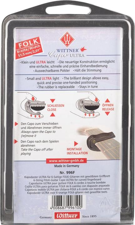 Produktbild Wittner Kapodaster Ultra 996F