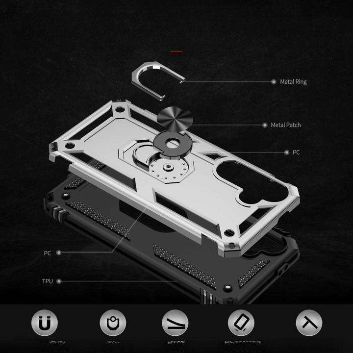 Actual product image Cover-Discount FE - Robust back cover with kickstand (Samsung Galaxy S24 FE)