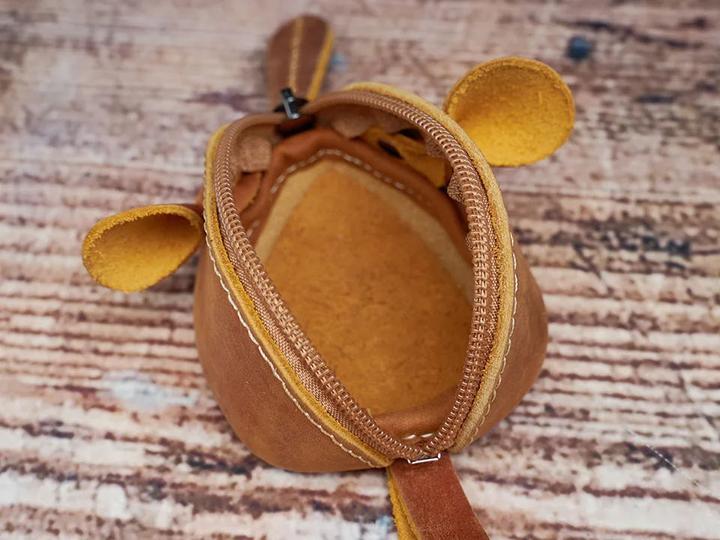 Produktbild Only-Bags.Store Vintage Mini Mini Münze Brieftasche Echtes Leder Kleine Brieftasche Maus Aufbewahrungstasche