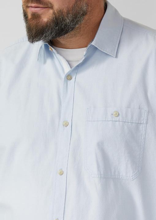 Immagine prodotto s.Oliver Hemd Regular Fit: Gemustertes Langarmhemd mit Kentkragen (4XL)