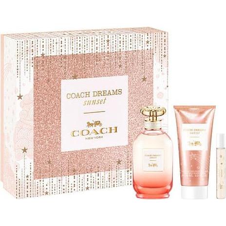 Coach, Beauty Geschenkset, Dreams Sunset EDP 90 ml + EDP 7,5 ml + Body Lotion 100 ml - Giftset (Parfum set)