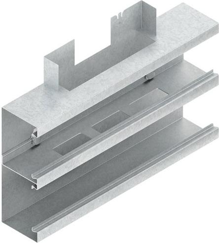 Actual product image Niedax NIE DKT220-78T60R GK-T-piece 90Â° double-pitch symm.220x61mm powder-coated. (40 cm)
