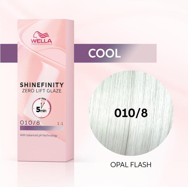 Actual product image Wella Professionals Shinefinity Zero Lift Glaze (10, 8 Opal Flash)