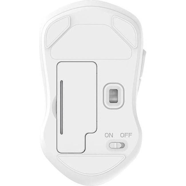 Dareu Wireless mouse LM115G 2.4G 800-1600 DPI (white) (Kabellos), Maus, Weiss